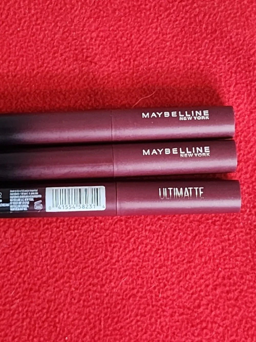 Maybelline NY Ultimatte Color Sensational Matte Lipstick 1.7g 099 More Berry 3PK